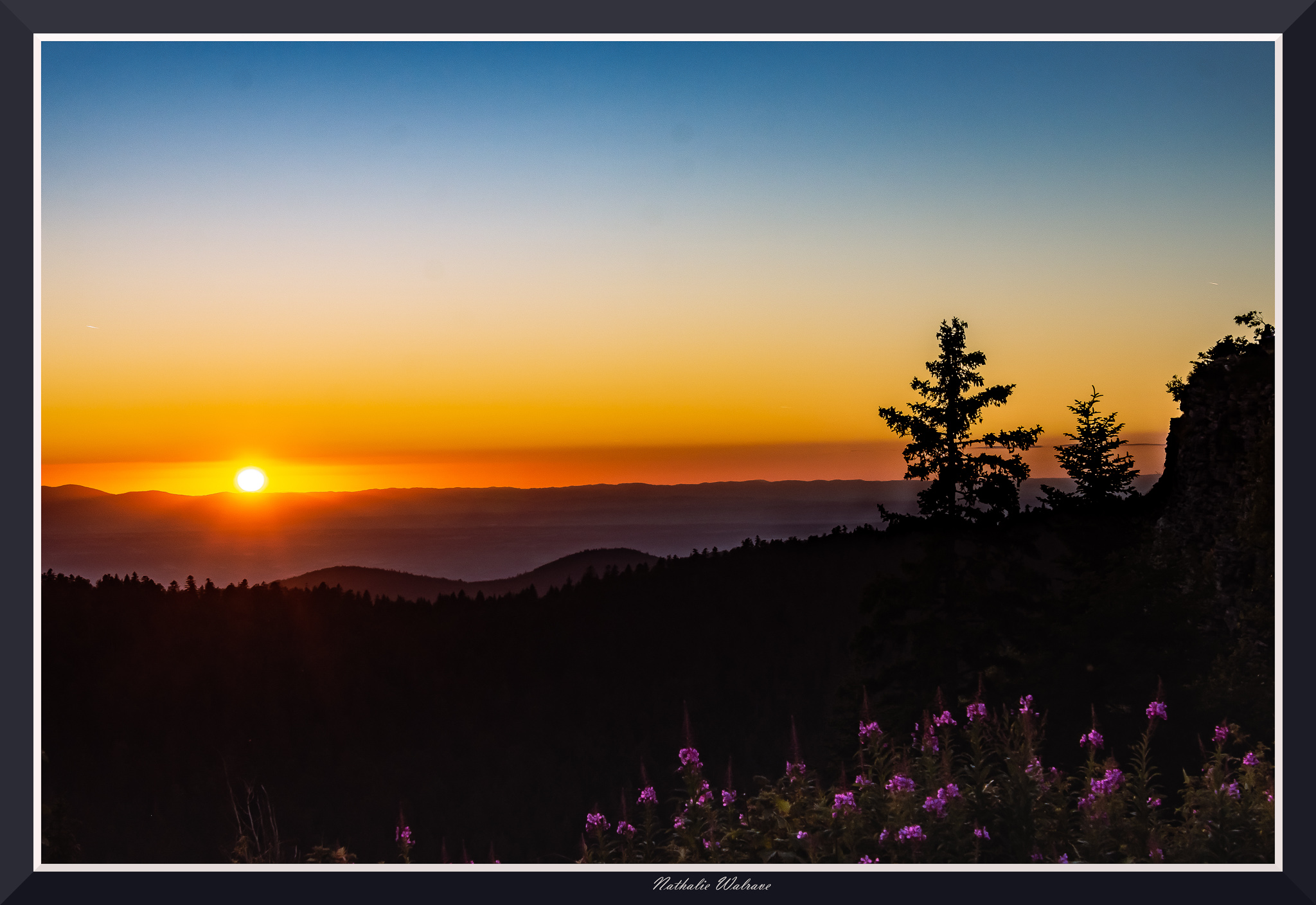 Couchers de soleil dans le Vercors