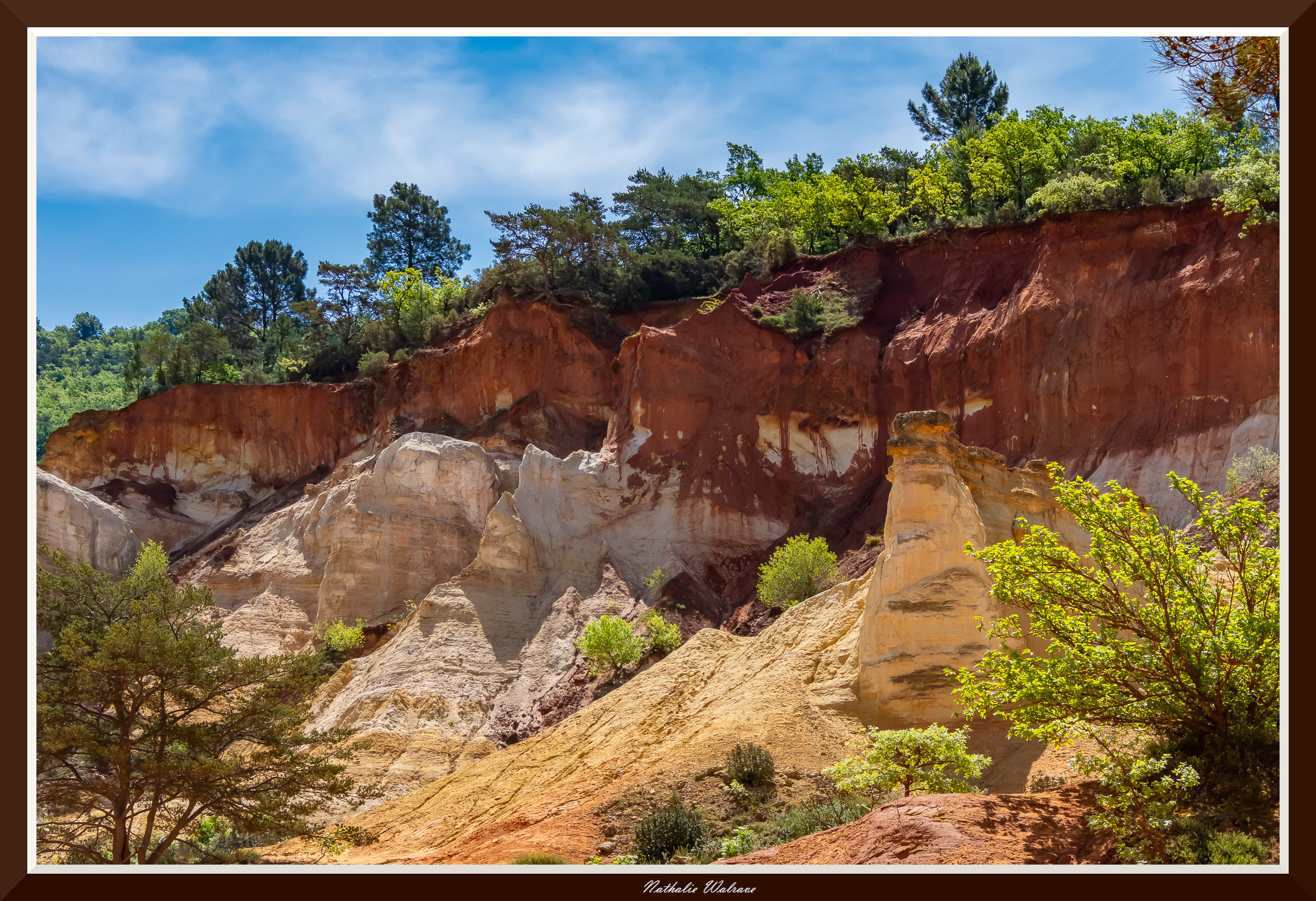 photo du Colorado Provencal et ses terres ocres