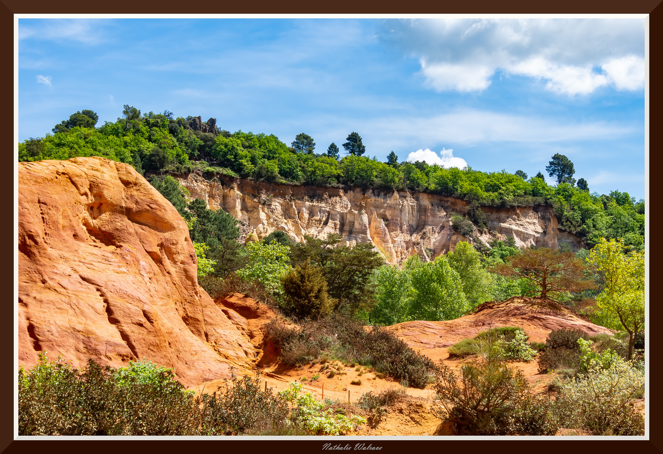 photo du Colorado Provencal et ses terres ocres