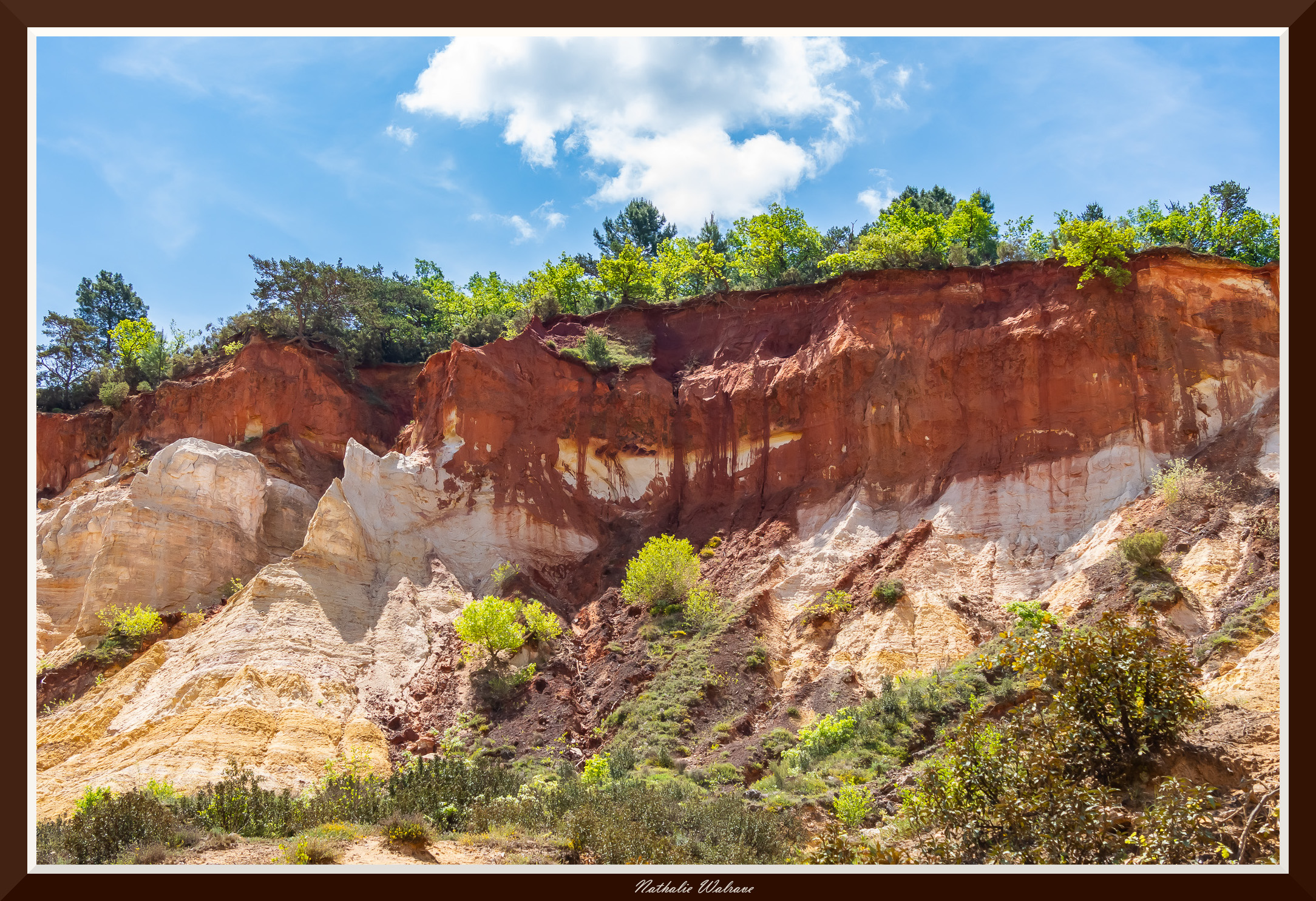 photo du Colorado Provencal et ses terres ocres