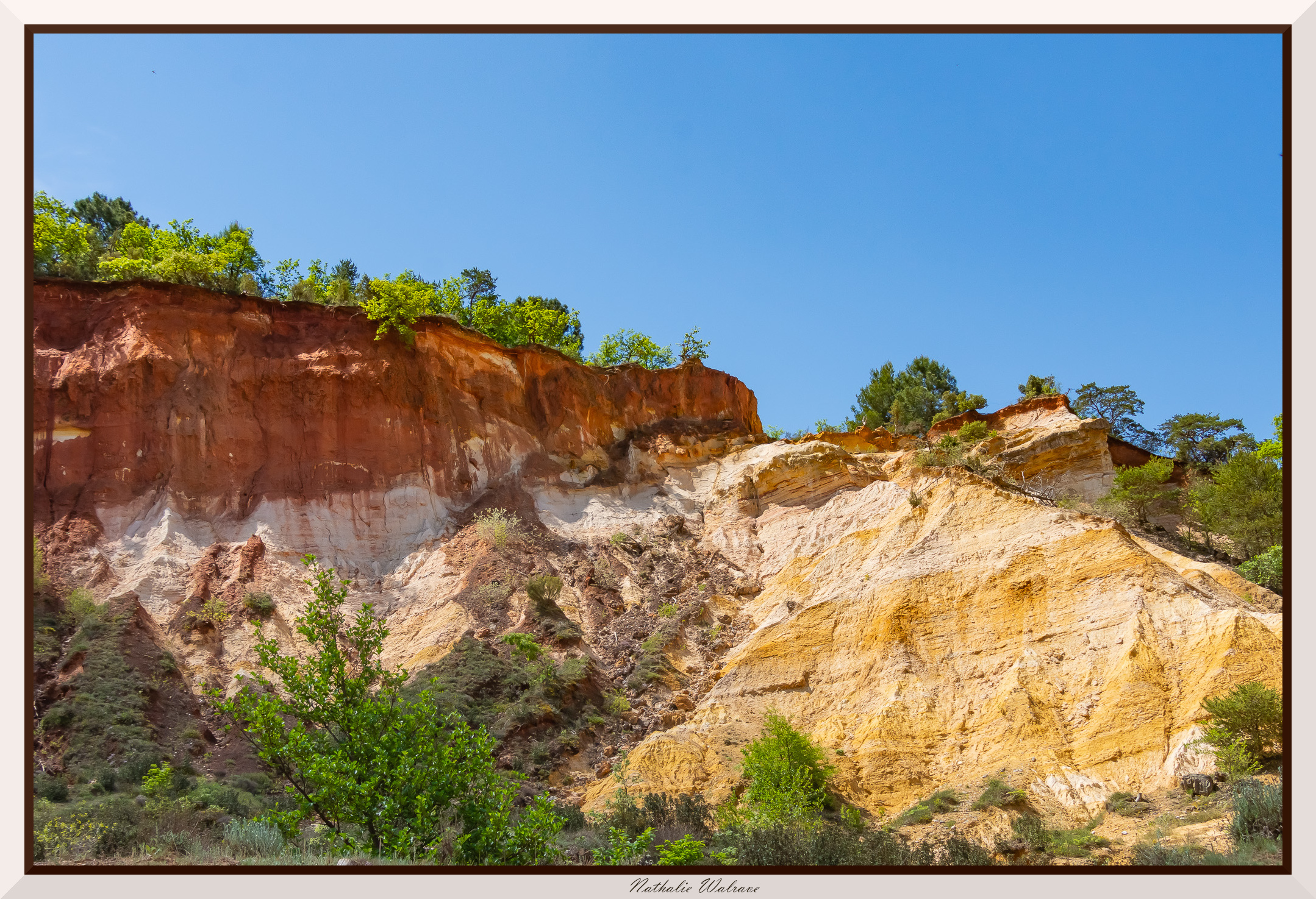 photo du Colorado Provencal et ses terres ocres