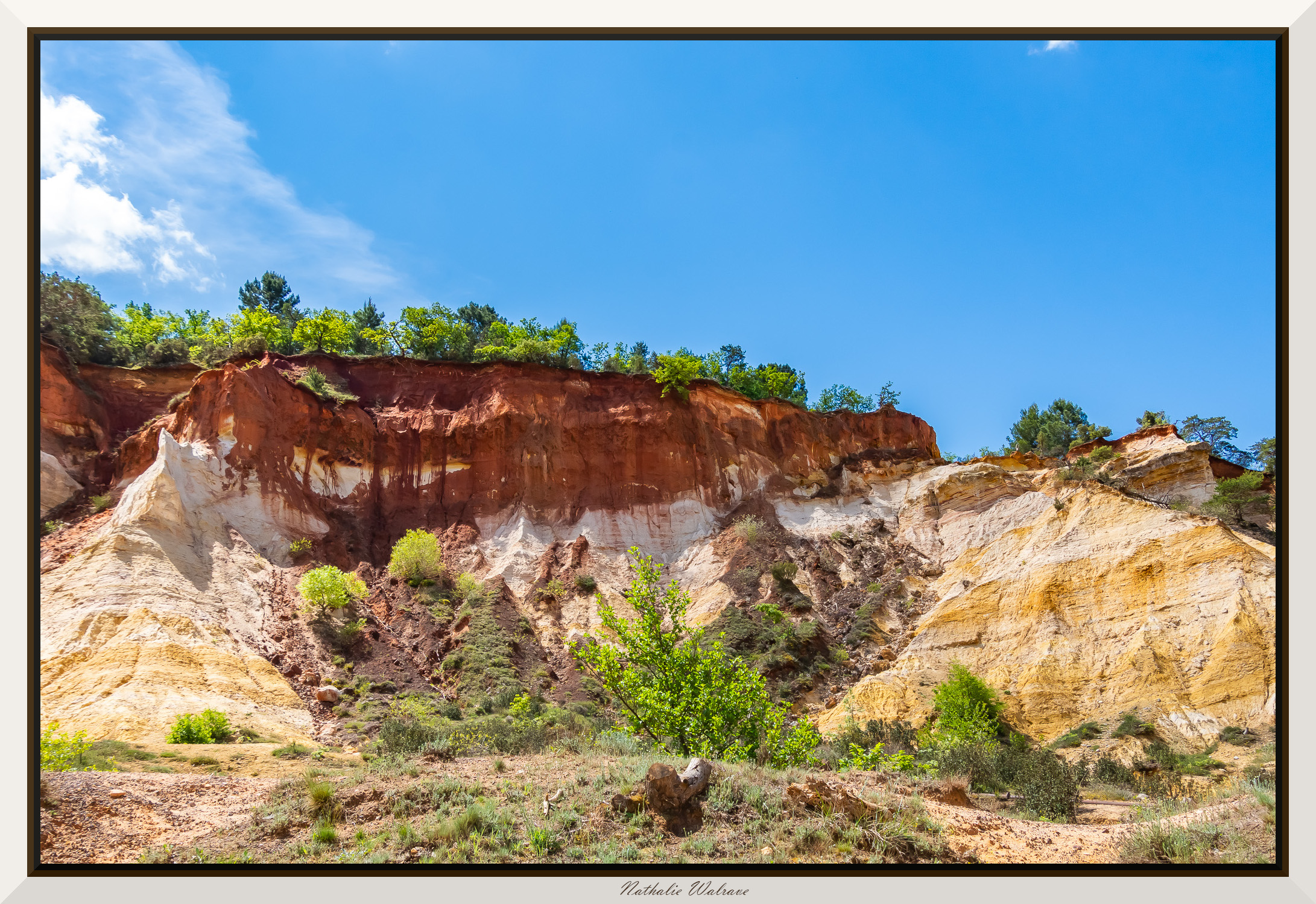 photo du Colorado Provencal et ses terres ocres