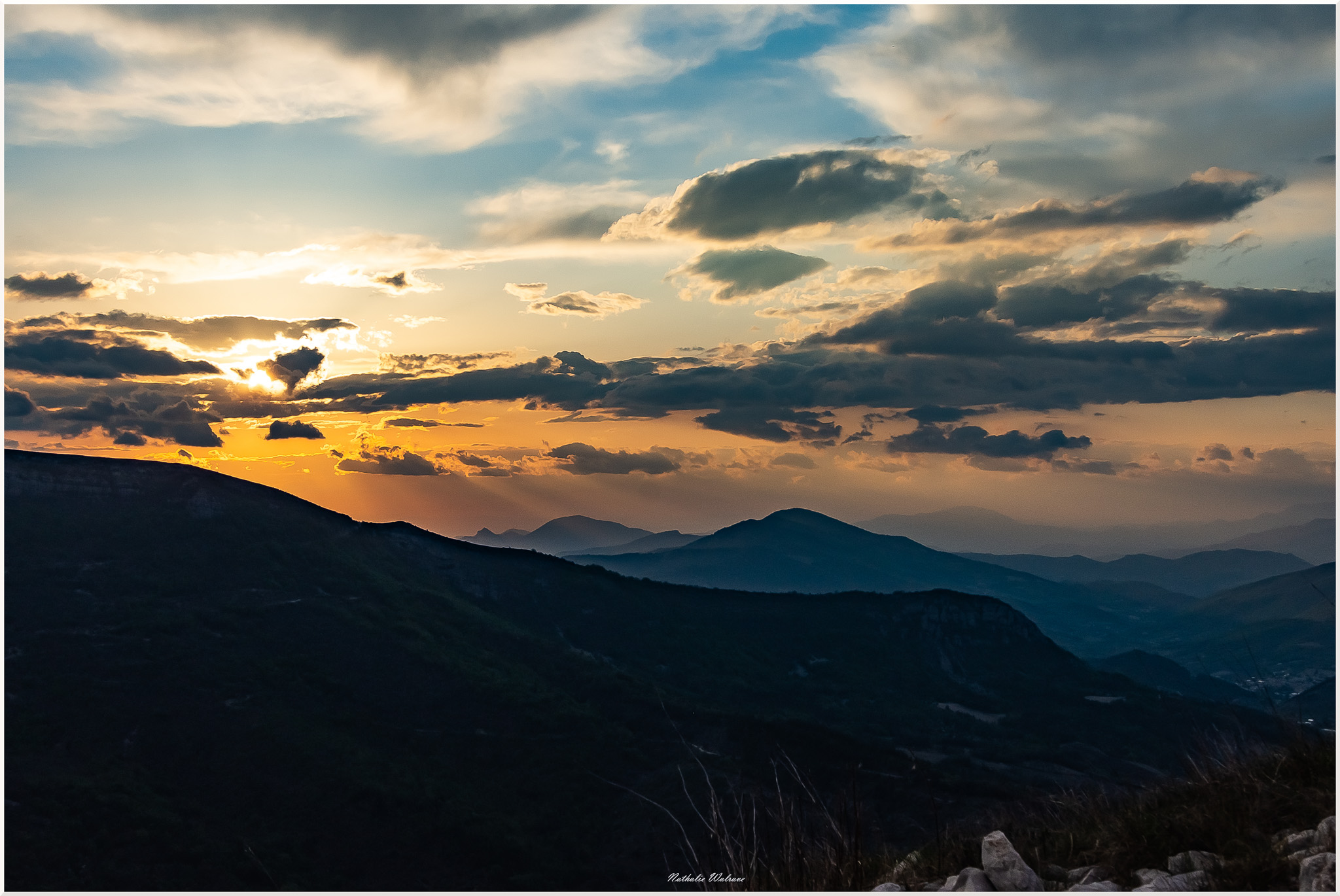 coucher de soleil depuis le cosmodrôme