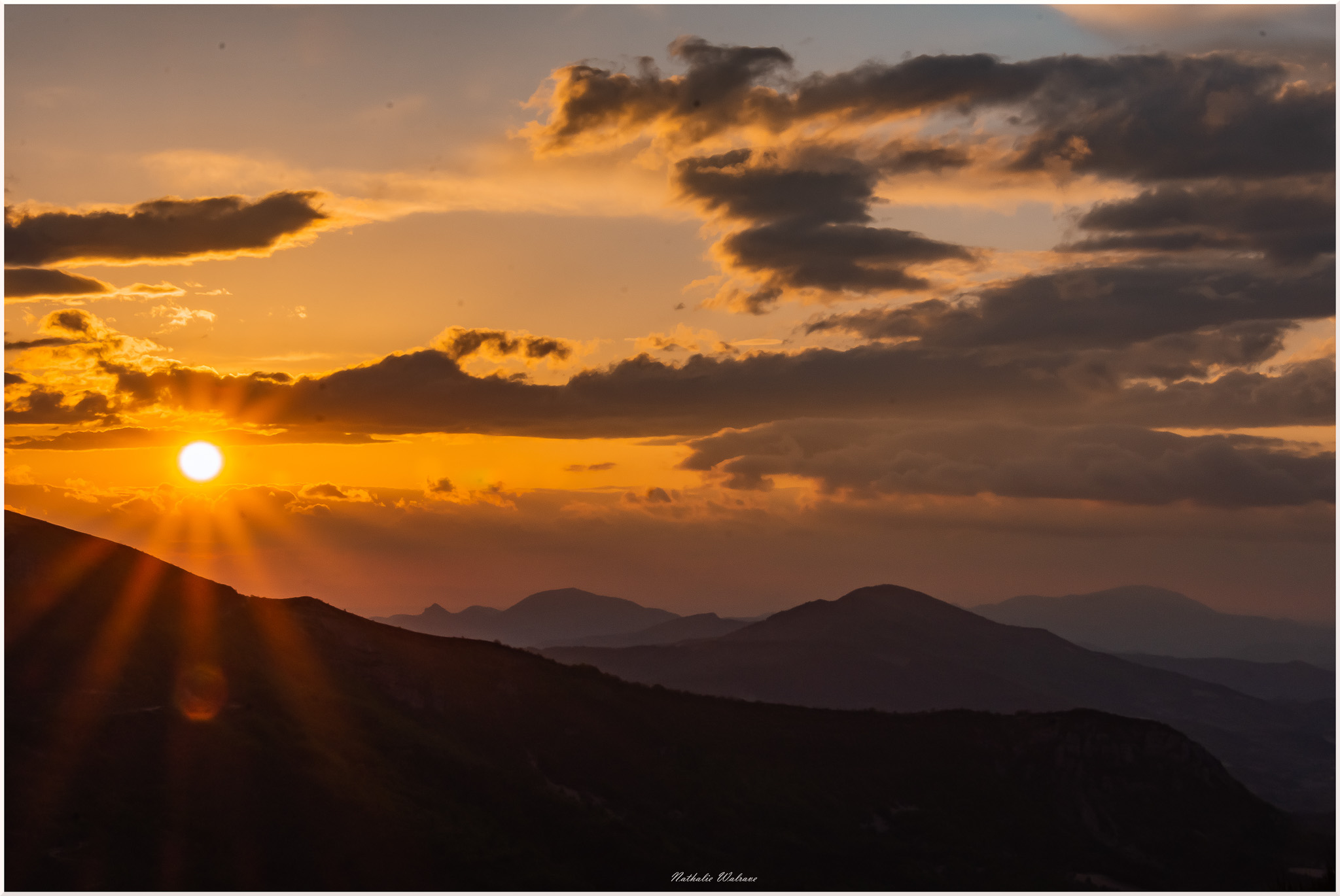 coucher de soleil depuis le cosmodrôme