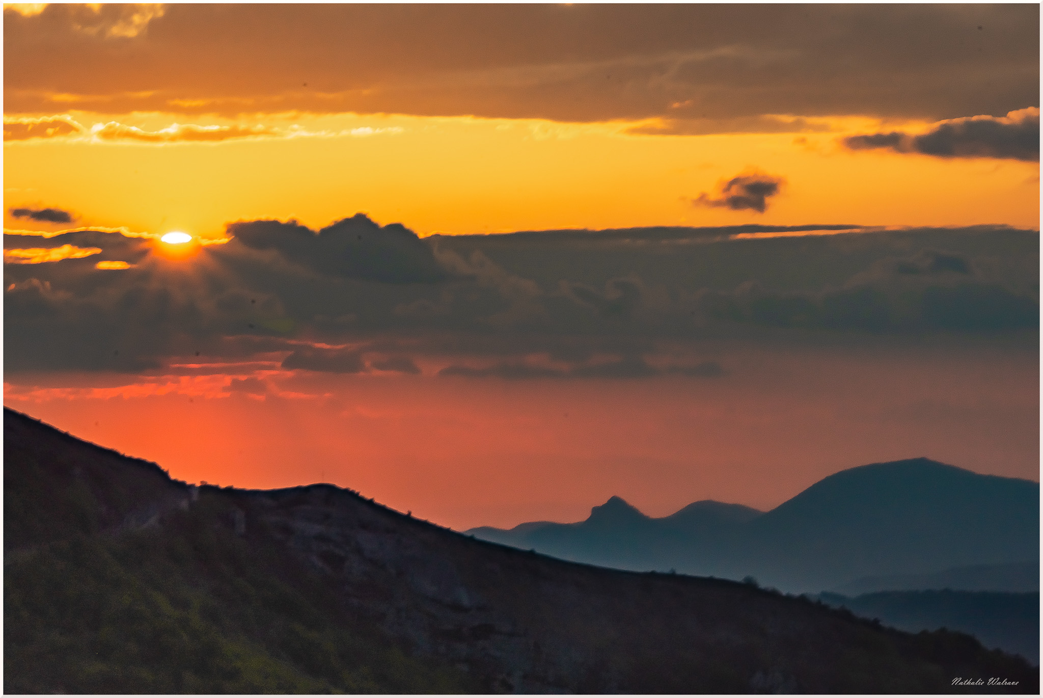 coucher de soleil depuis le cosmodrôme