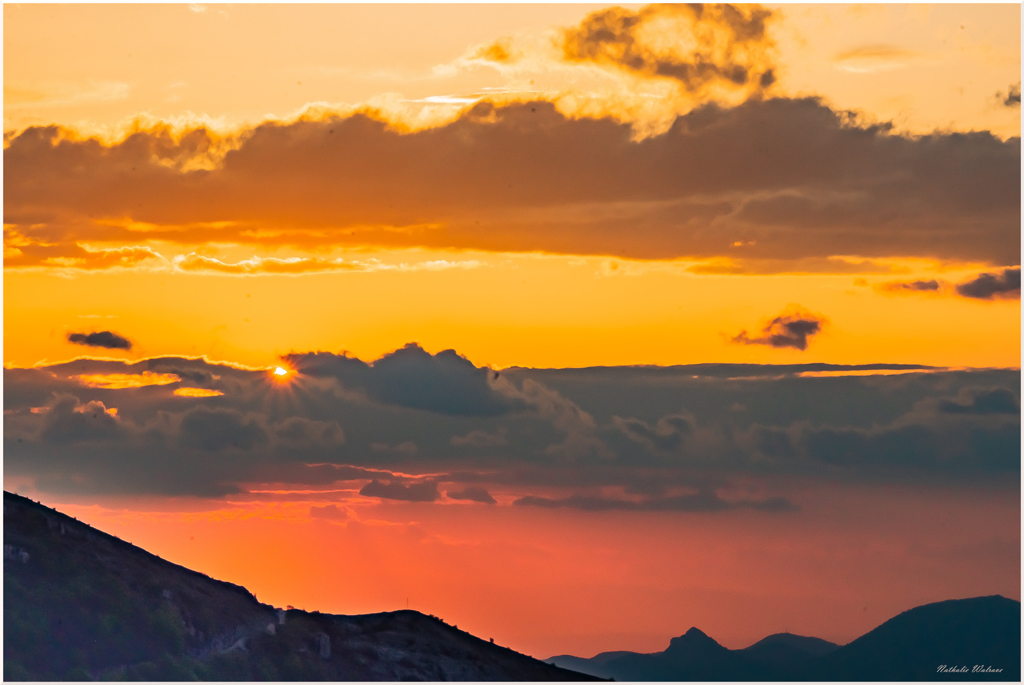 coucher de soleil depuis le cosmodrôme