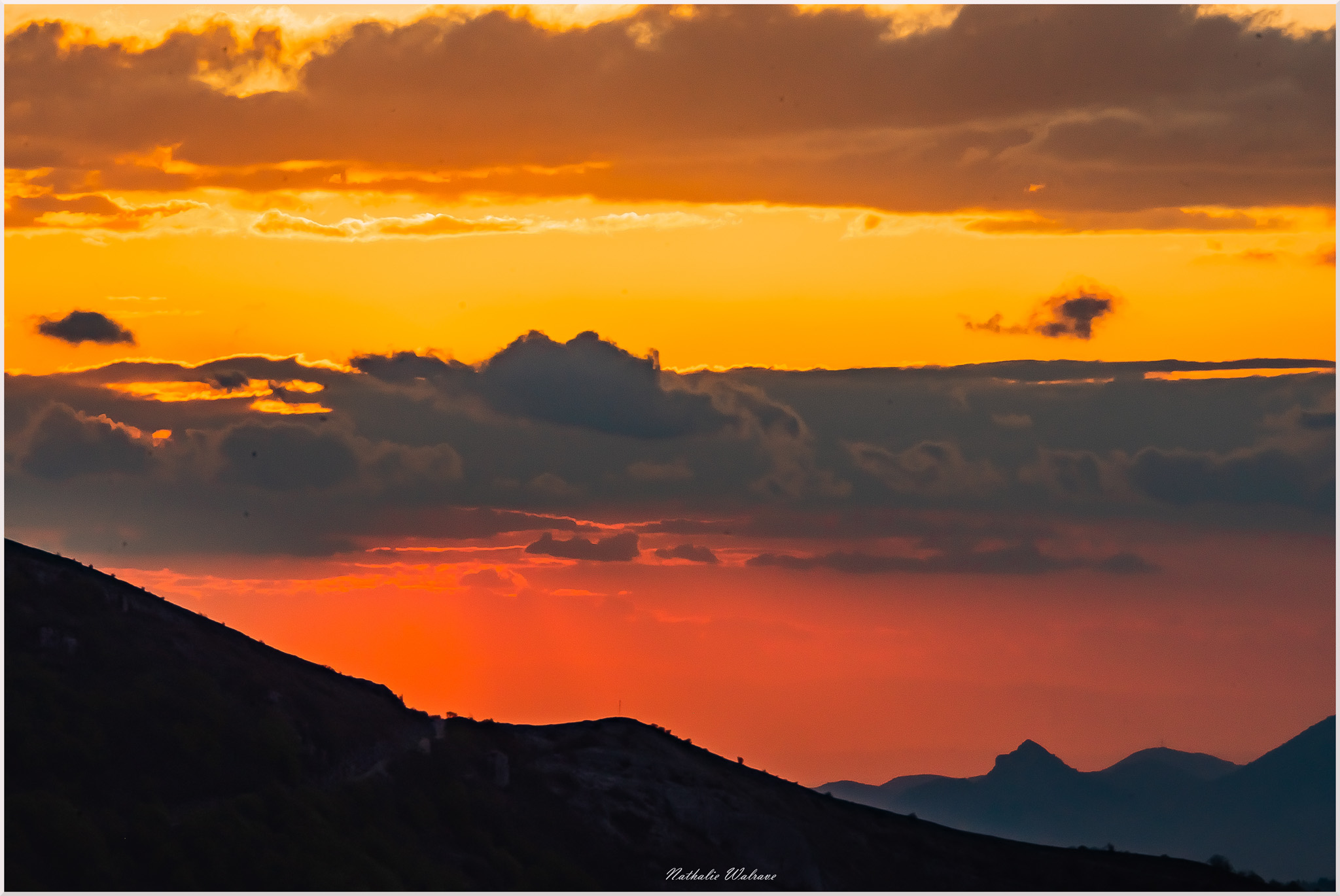 coucher de soleil depuis le cosmodrôme