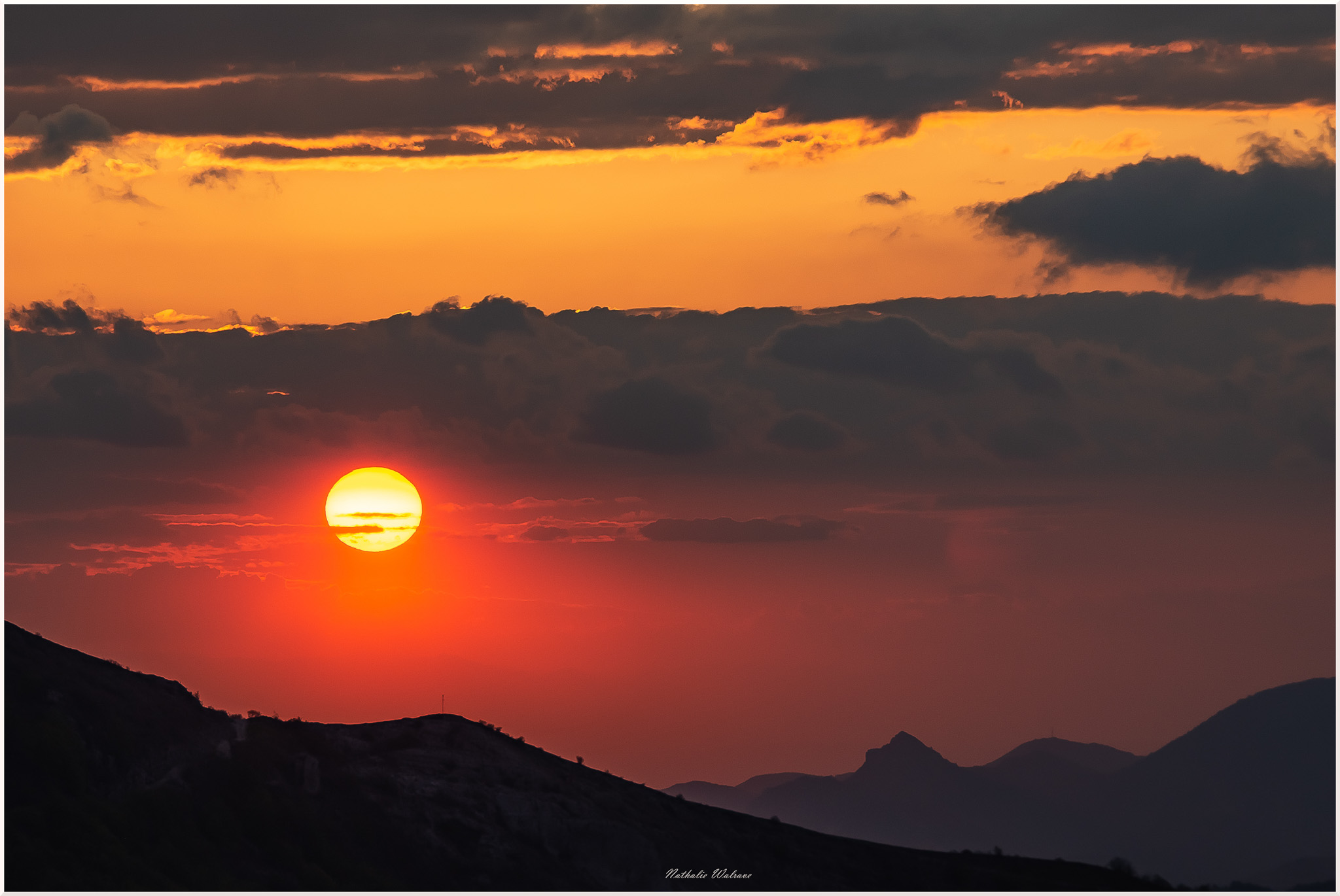 coucher de soleil depuis le cosmodrôme