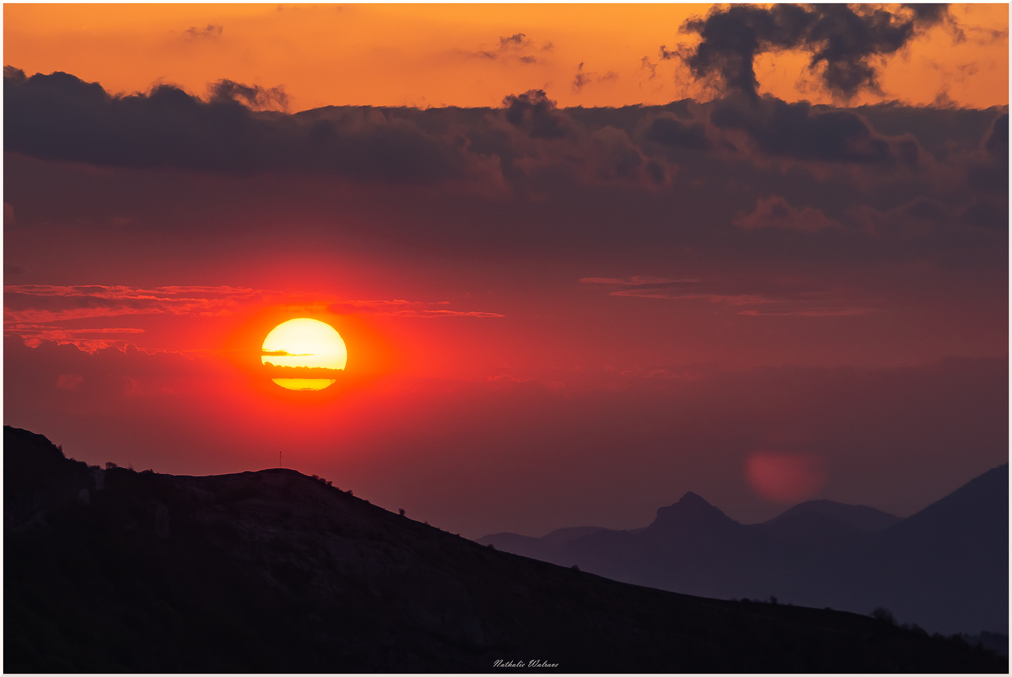 coucher de soleil depuis le cosmodrôme