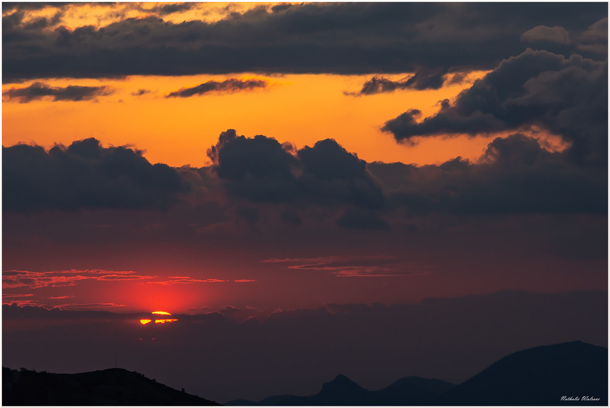 coucher de soleil depuis le cosmodrôme