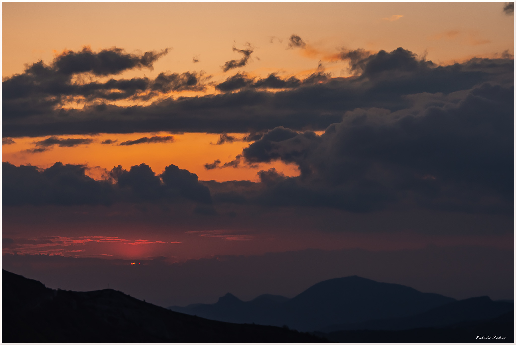 coucher de soleil depuis le cosmodrôme