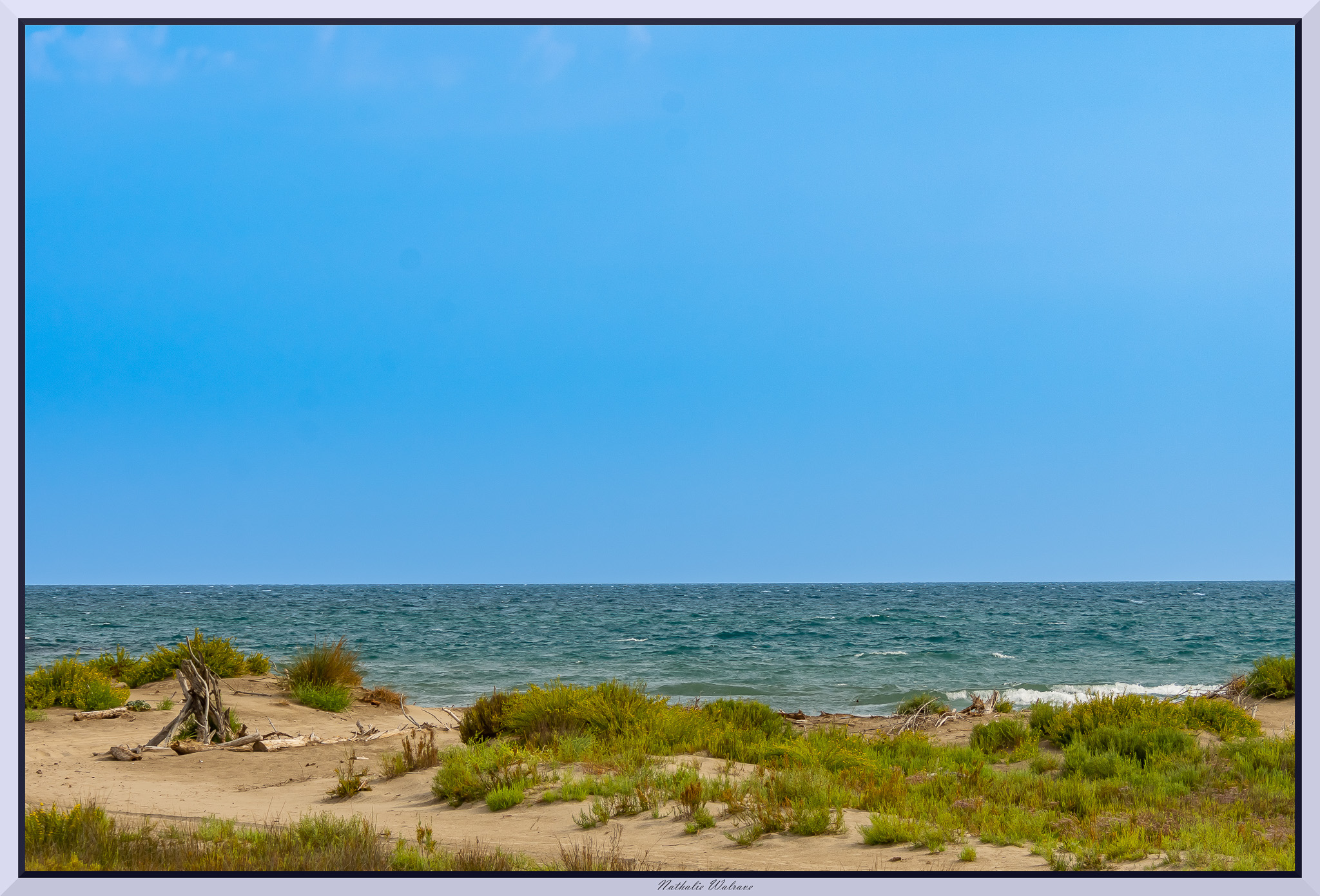 sur une plage de Sainte Marie de la mer