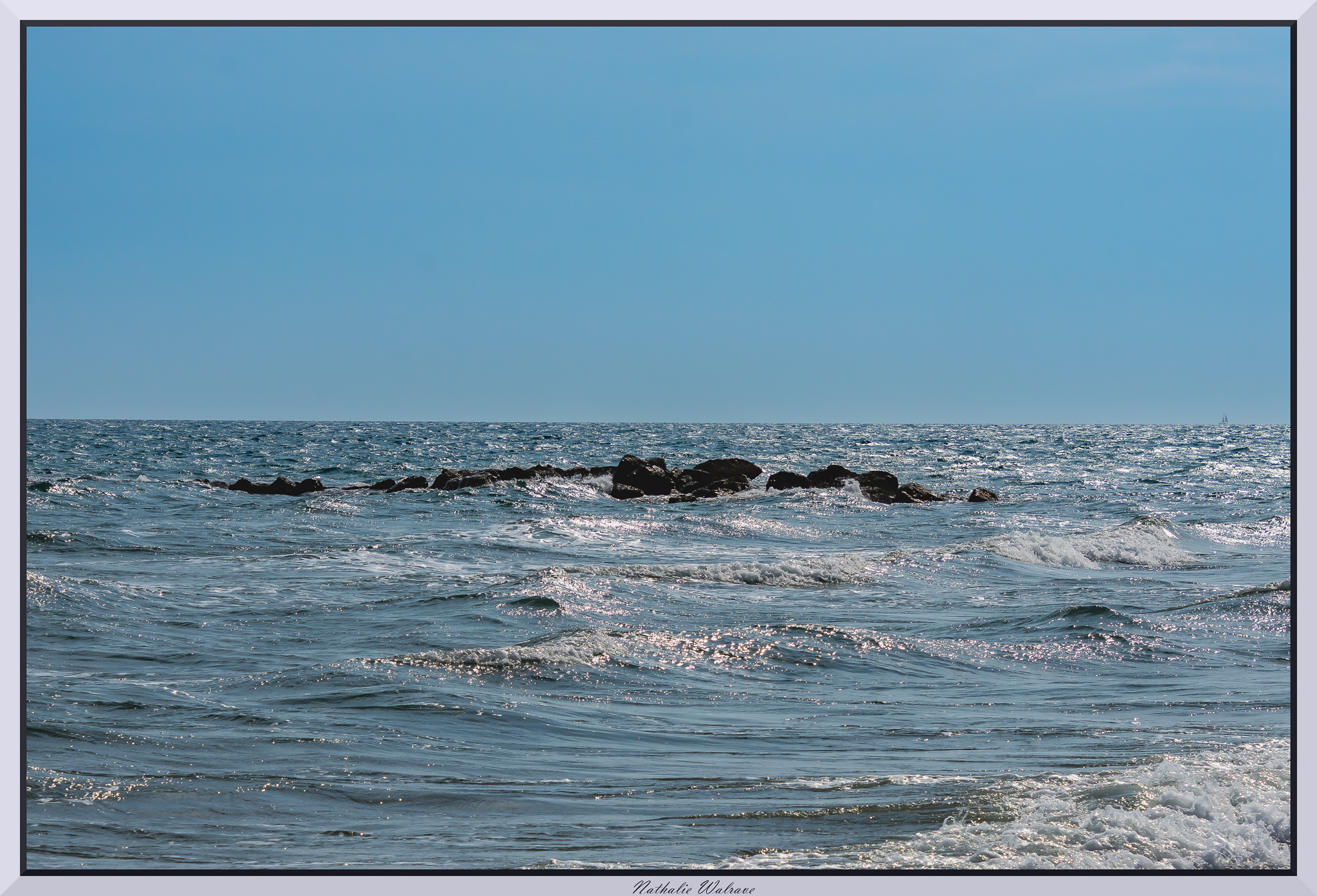 sur une plage de Sainte Marie de la mer