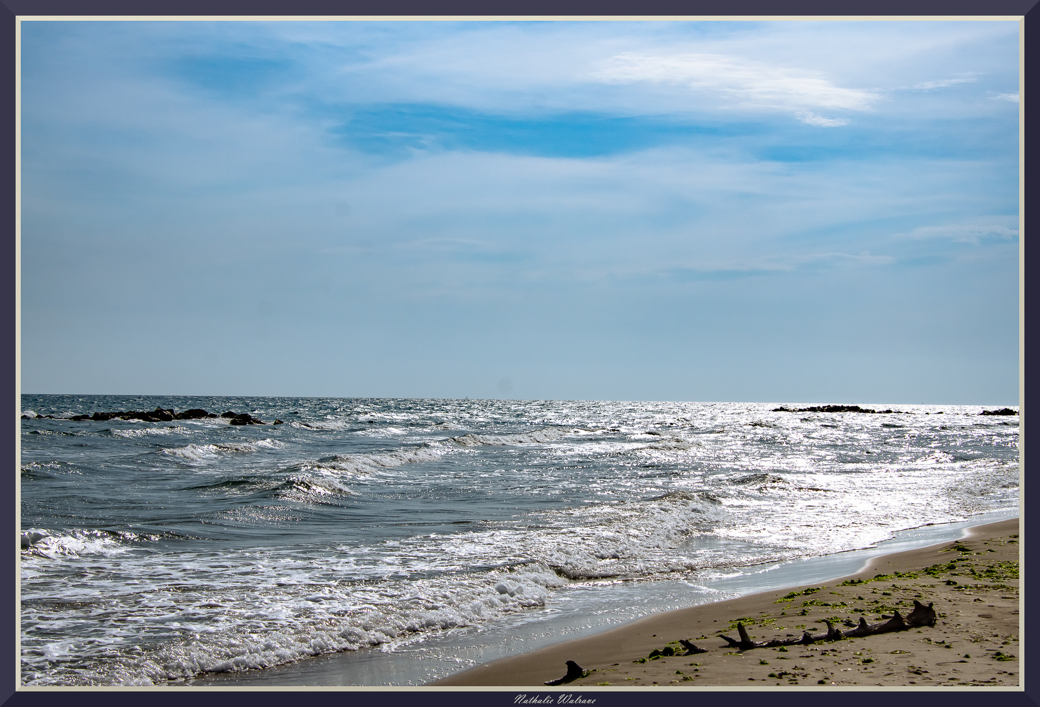 sur une plage de Sainte Marie de la mer