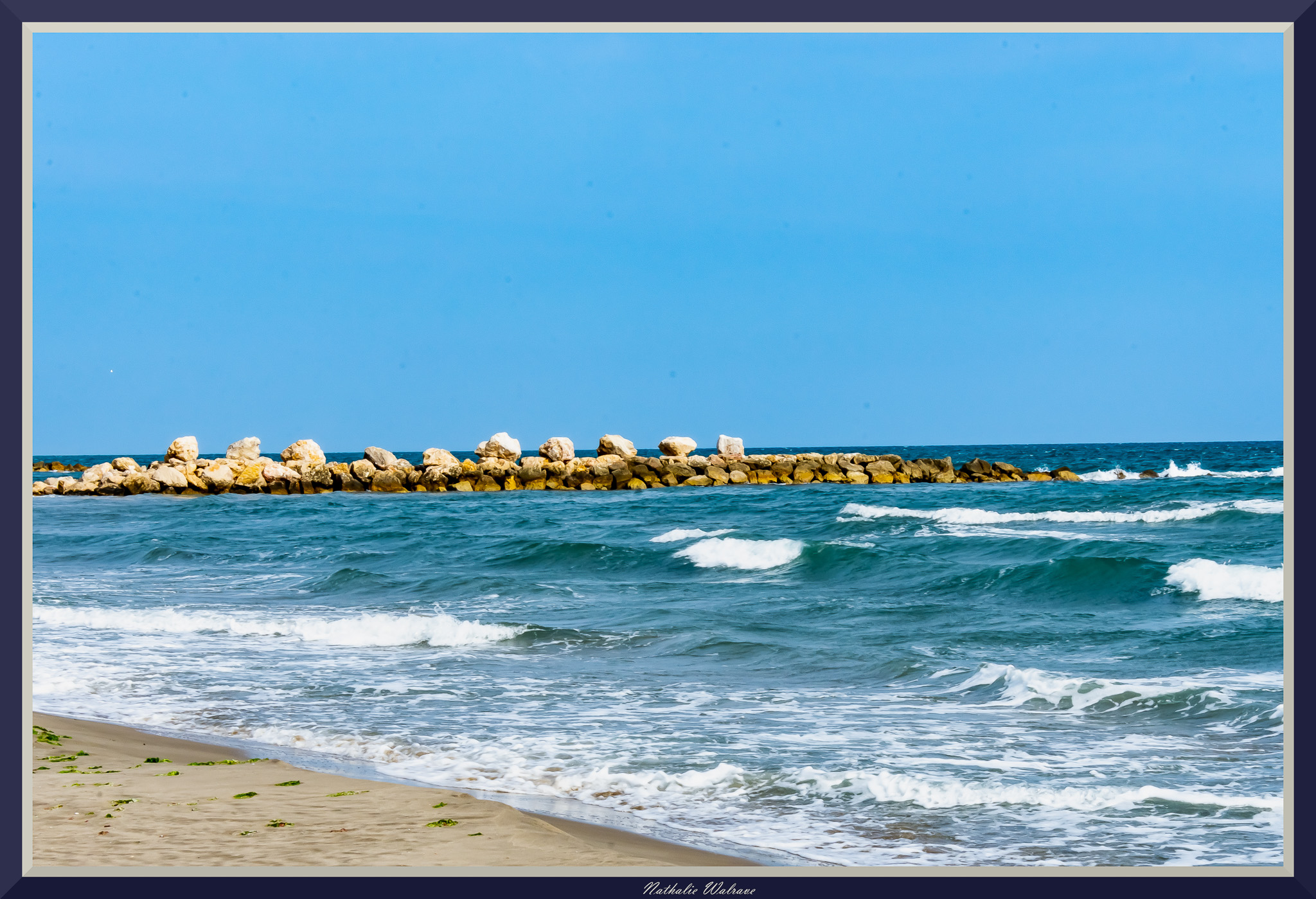 sur une plage de Sainte Marie de la mer