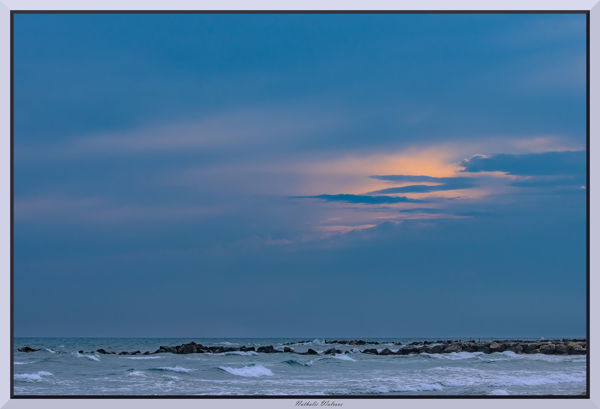 sur une plage de Sainte Marie de la mer