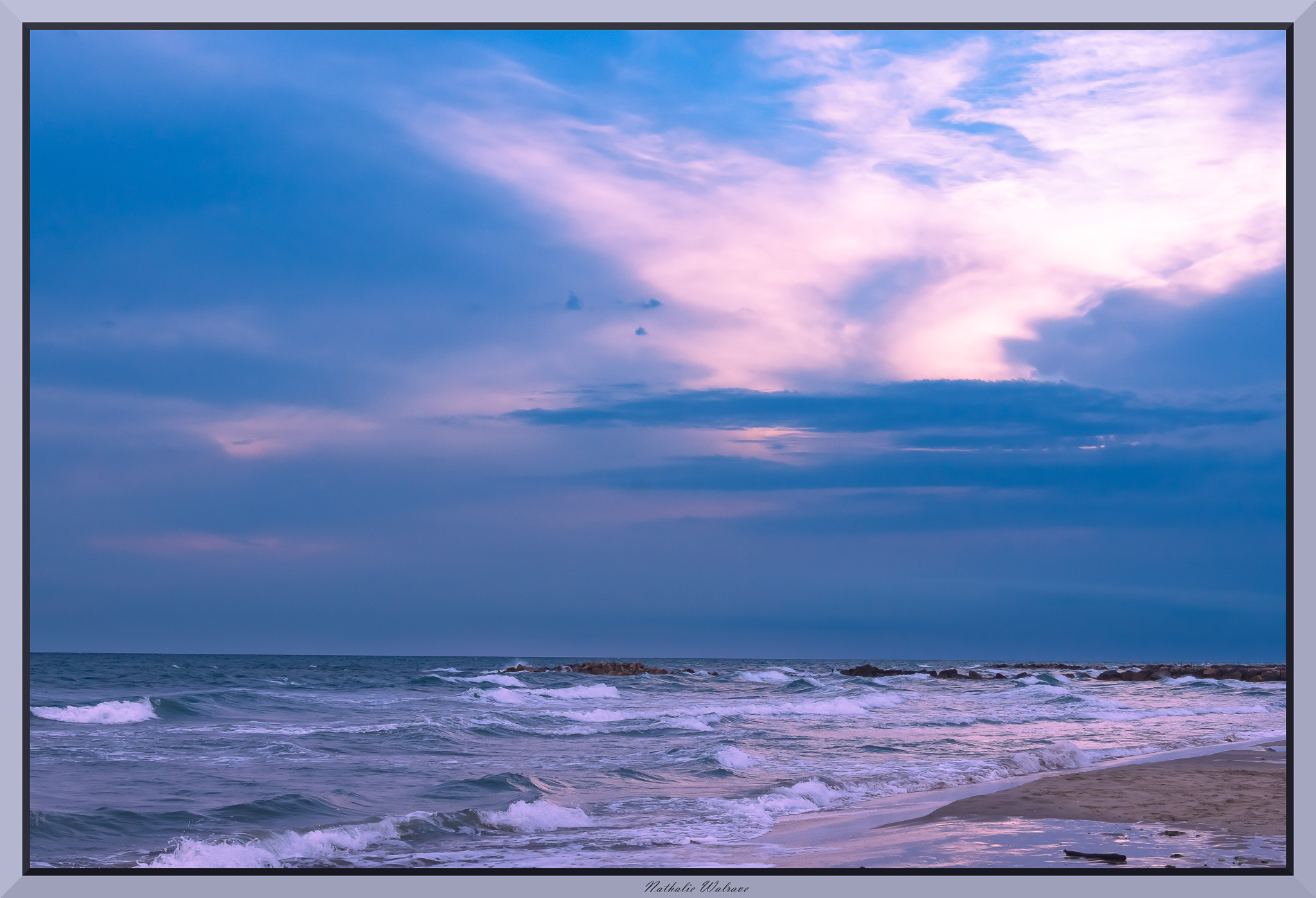 sur une plage de Sainte Marie de la mer