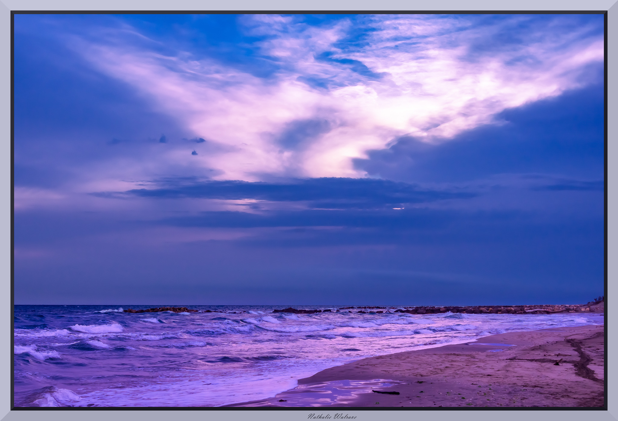 sur une plage de Sainte Marie de la mer