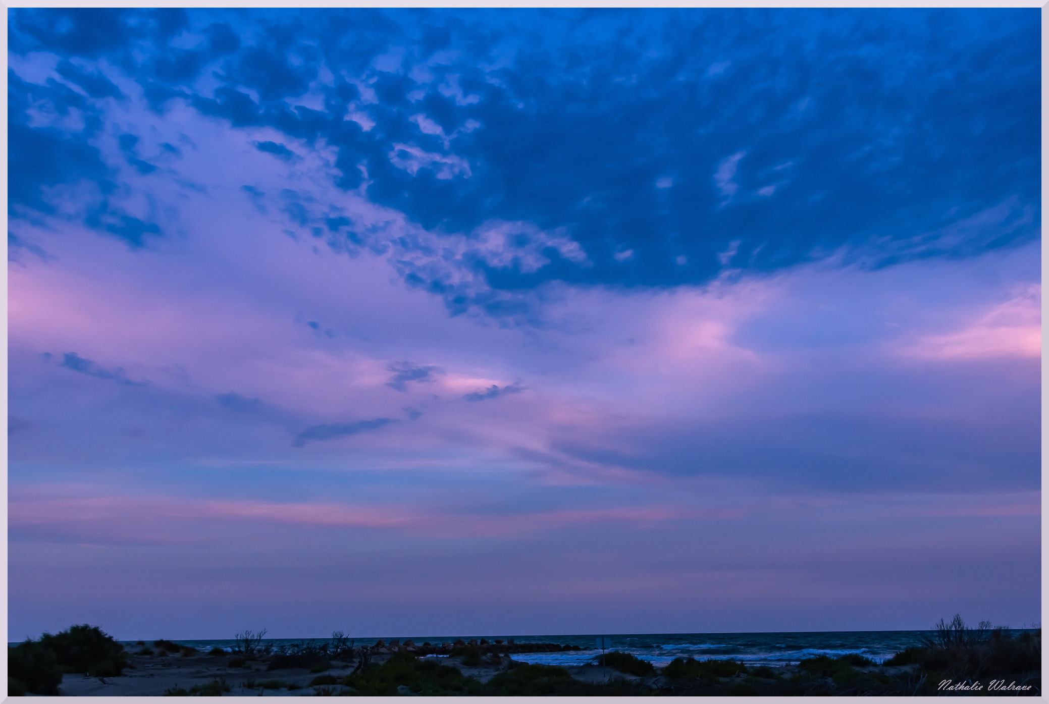 sur une plage de Sainte Marie de la mer