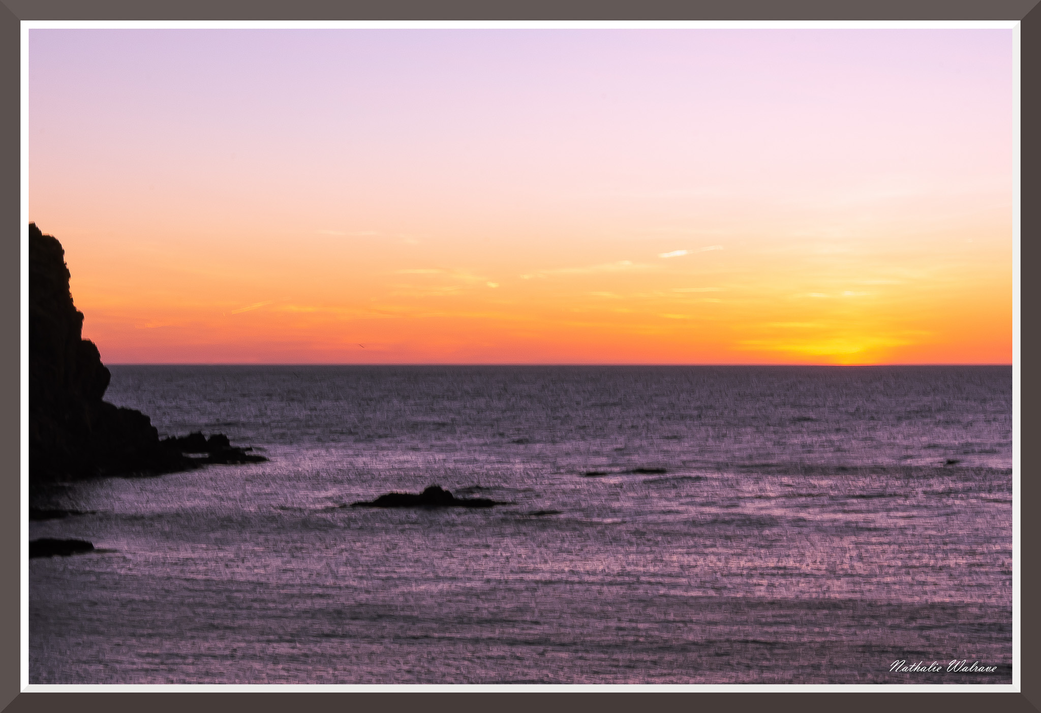 lever de soleil sur la méditerrannée