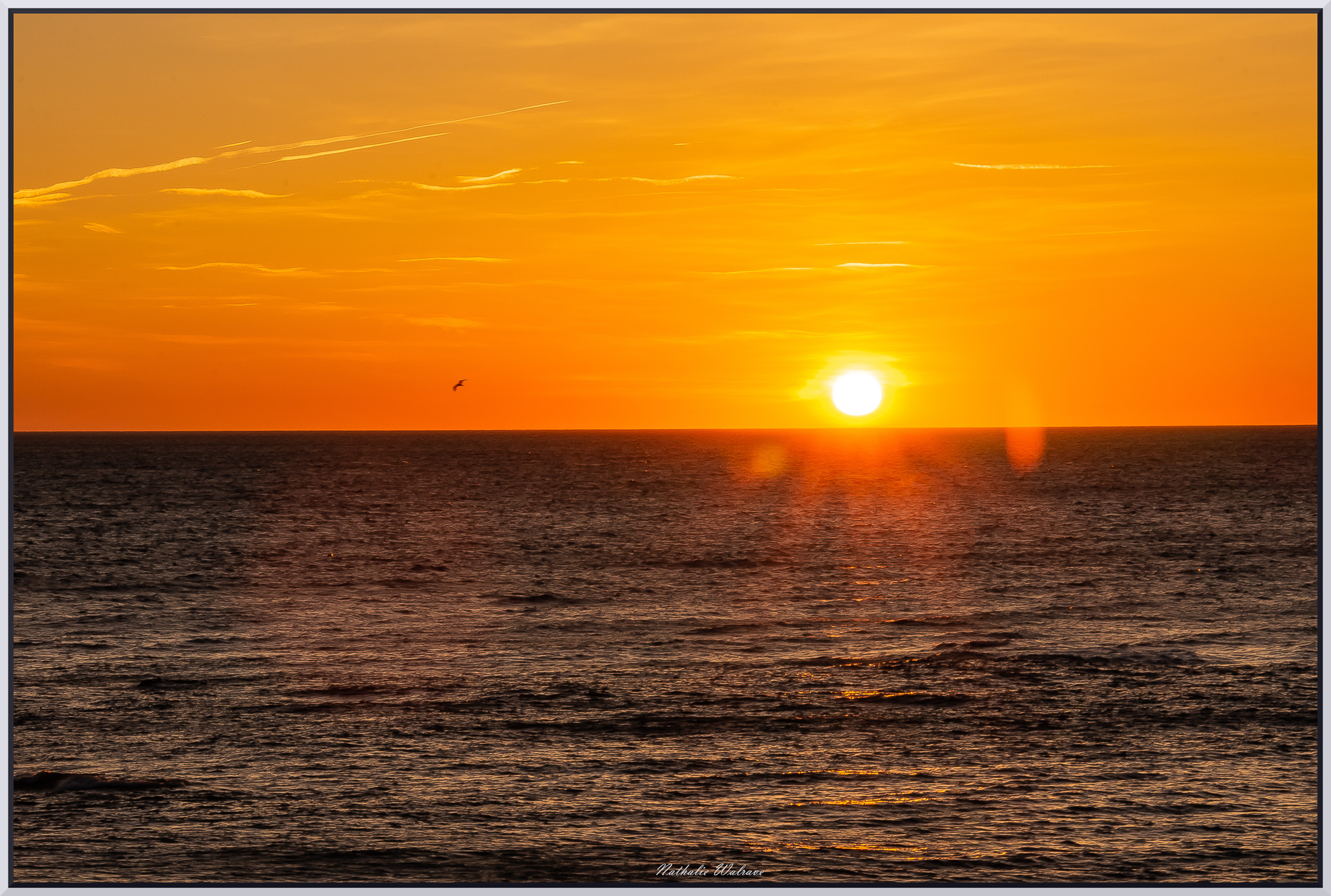 lever de soleil sur la méditerrannée