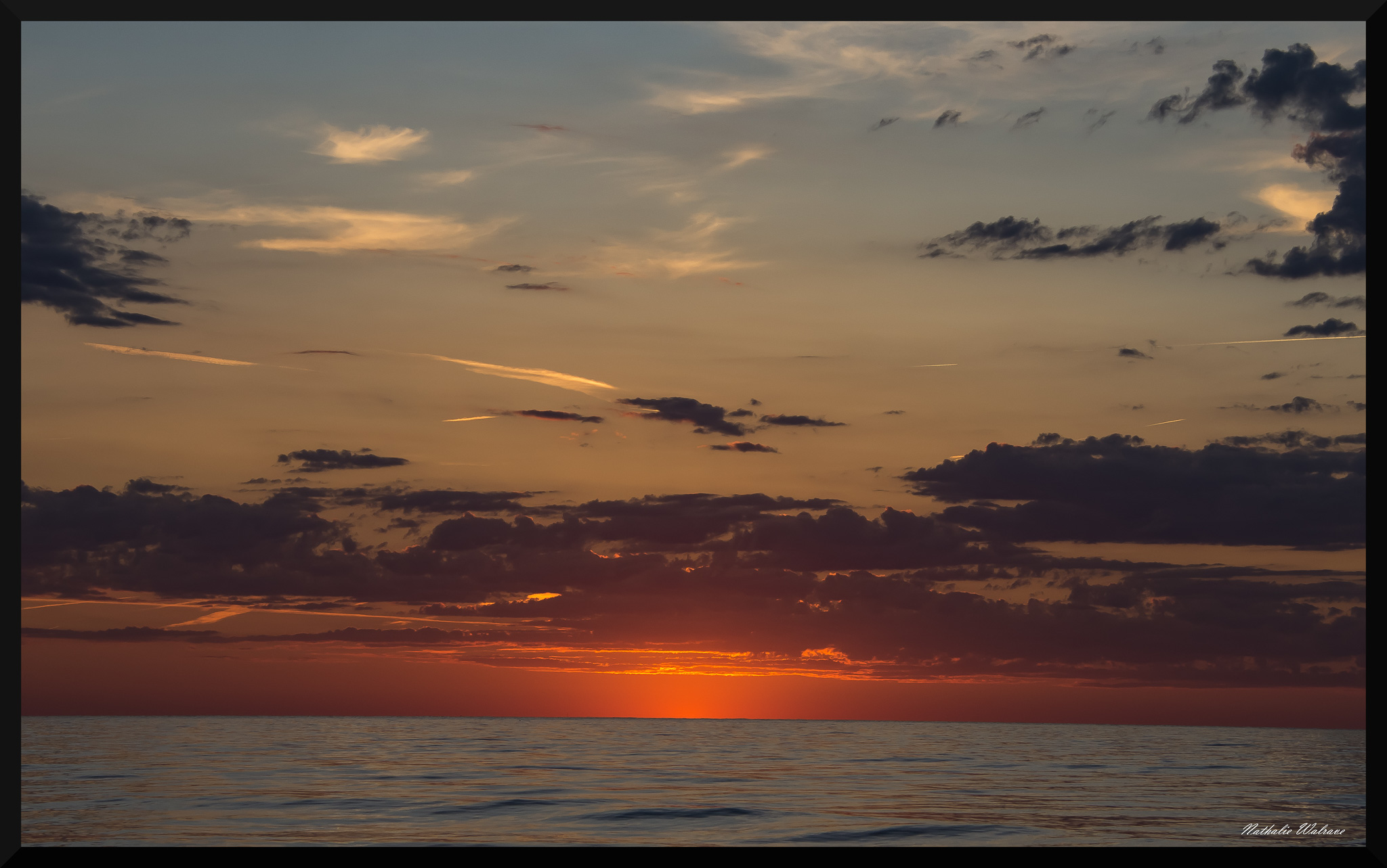 lever de soleil sur la plage de Mateille à Gruissan